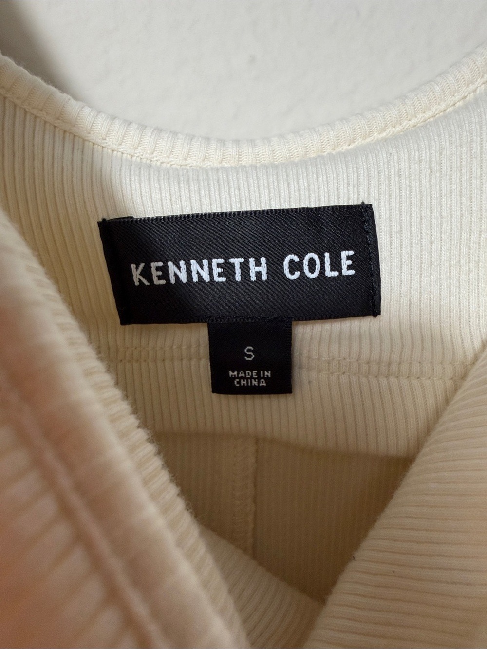 Kenneth Cole Cream Sleeveless Maxi Dress with Side Slit - Picture 2 of 7